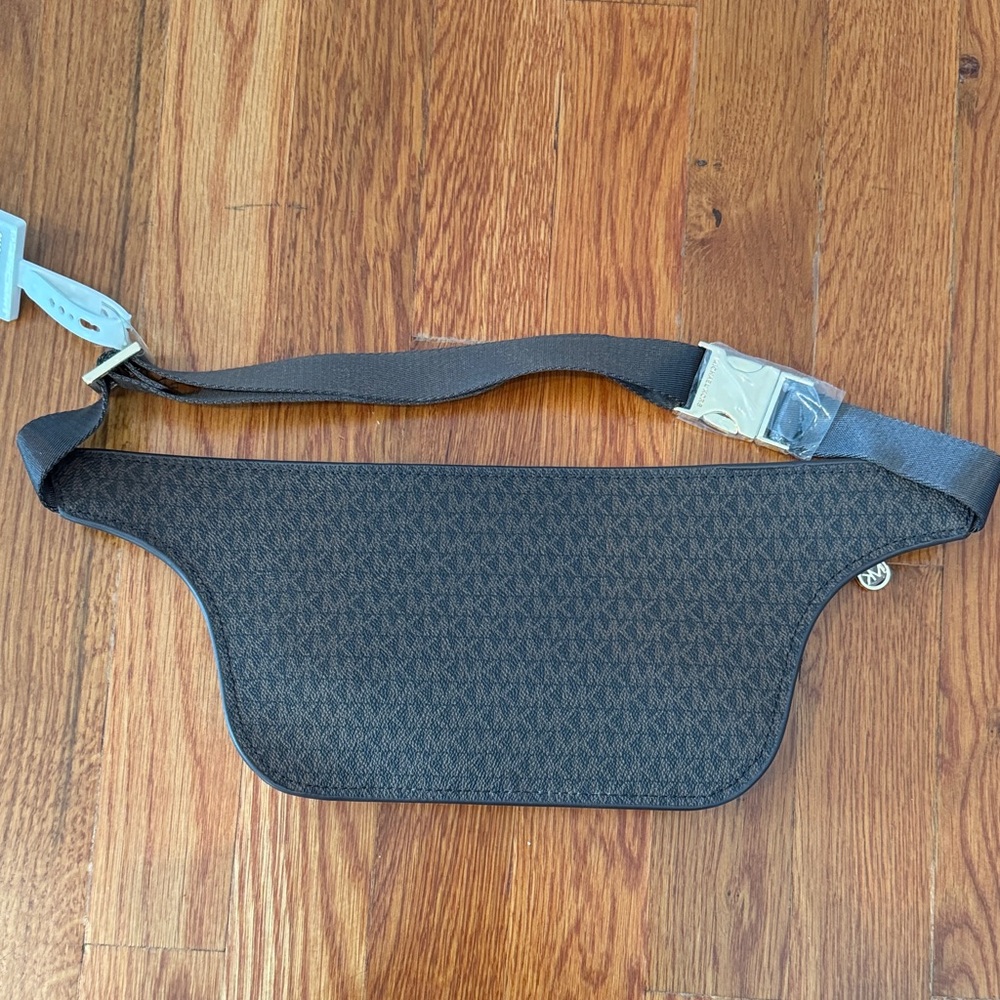 Michael Kors dark brown Belt Bag with Gold Accents - Picture 2 of 3